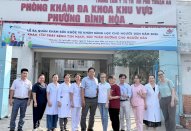 Phường Bình Hòa tổ chức khám sức khỏe, tầm soát bệnh tim mạch cho người dân